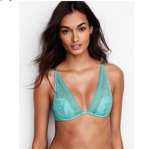 VICTORIA'S SECRET Cozumel Teal Crochet Lace